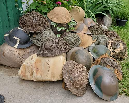 Camo netted and scrimmed family portrait