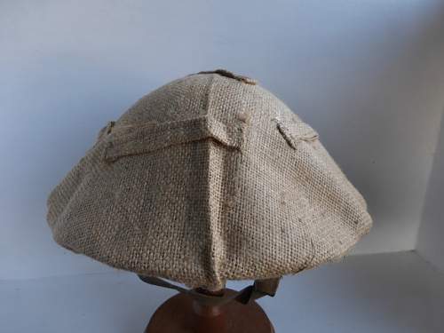 Hessian helmet covers