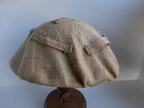 Hessian helmet covers