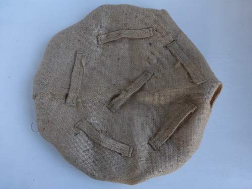 Hessian helmet covers