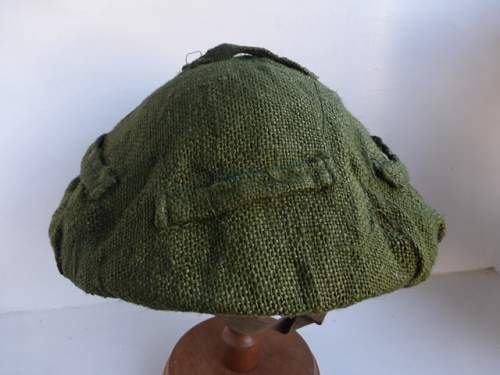 Hessian helmet covers