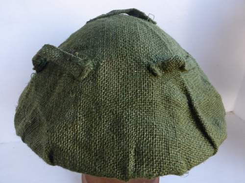 Hessian helmet covers