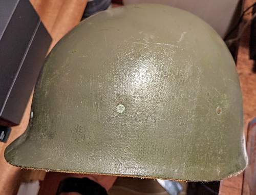 Belgian / US? M1 helmet and cover