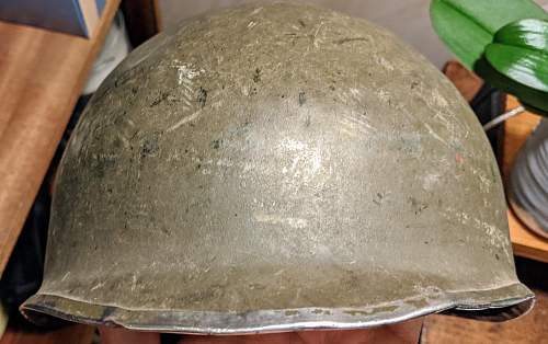 Belgian / US? M1 helmet and cover