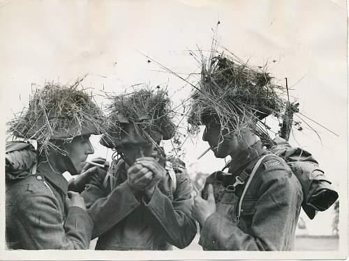 Hessian helmet covers