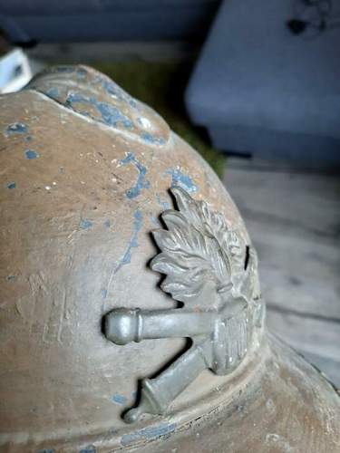 WW1 Adrian helmet, orginal?