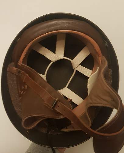 British Motor Cyclist's helmets  of WWII