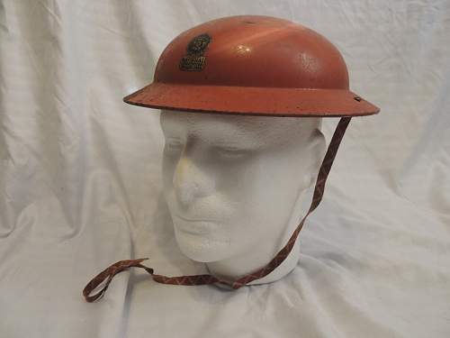 American Legion souvenir helmet, looking for info