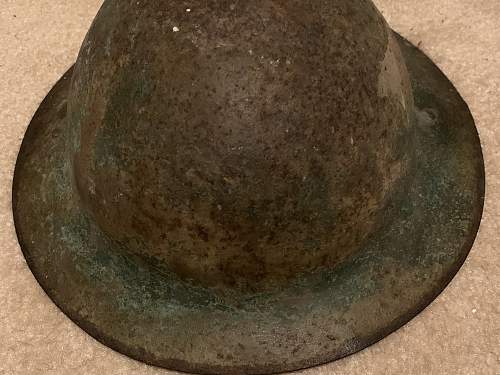 WW1 Mark 1 British Helmet.