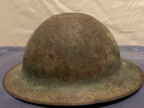 WW1 Mark 1 British Helmet.