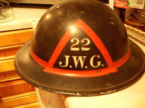 ww2 british steel helmet markings