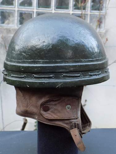 British Motor Cyclist's helmets  of WWII