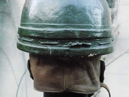 British Motor Cyclist's helmets  of WWII