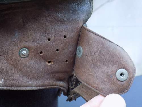 British Motor Cyclist's helmets  of WWII