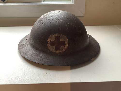 ww2 Australian medic helmet?