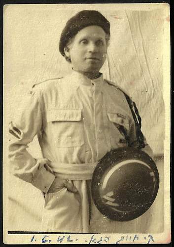 WWII MKII Wardens helmet from Mandatory Palestine