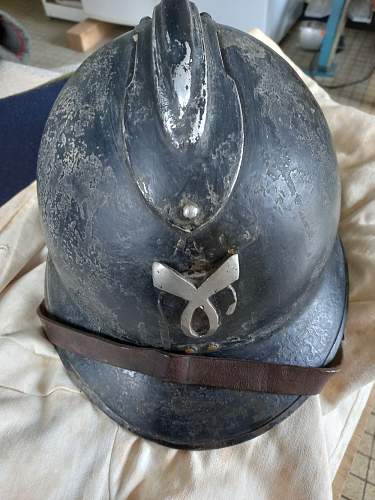 French milice adrian helmet