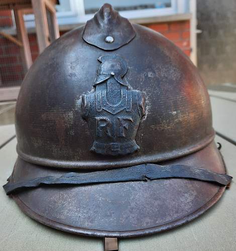 My ww1 French genius helmet