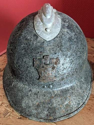 My ww1 French genius helmet