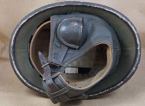 Belgian WW2 motorcycle helmet