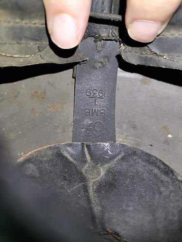 British Mk II helmet found south of Caen (Normandy)