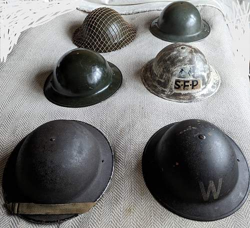 mkII (&amp;mkI or earlier) Helmets Steel, British &amp; Commonwealth, show yours