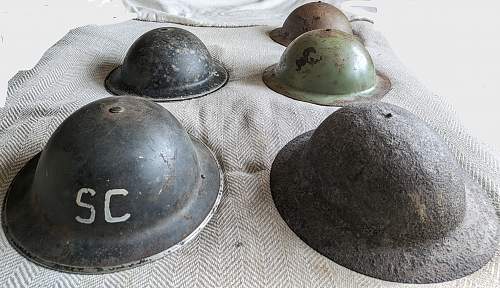 mkII (&amp;mkI or earlier) Helmets Steel, British &amp; Commonwealth, show yours