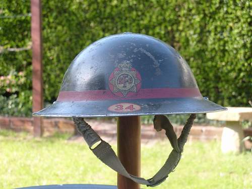 British National Fire Service helmet