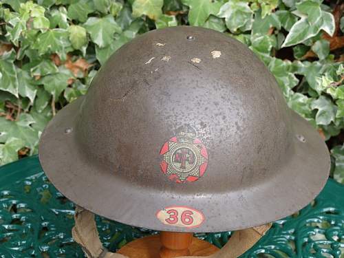 British National Fire Service helmet