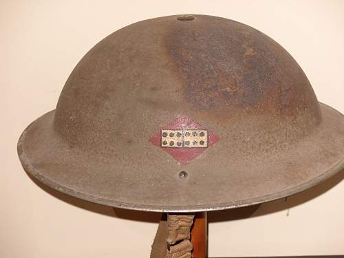 WW2 Home Front 'Trench Art' helmet humour