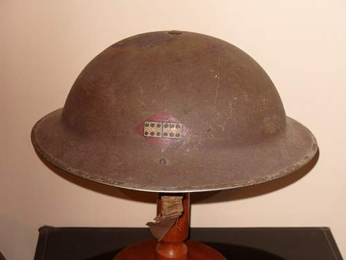 WW2 Home Front 'Trench Art' helmet humour