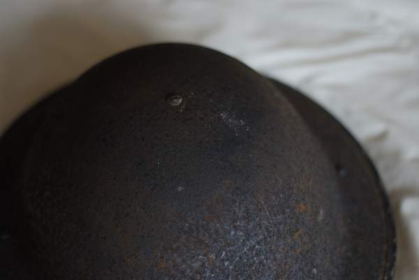 Help identifying a British MkII helmet