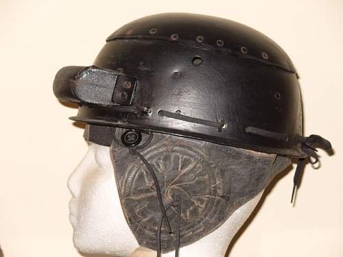 Anyone have an idea what this british fibre helmet is?   Civil Defence?  Miner?