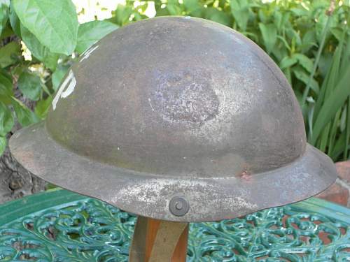 Unusual tin hat