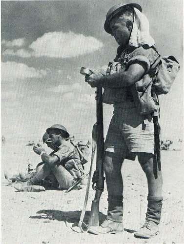 Helmet South African WW2 ETO Broadie