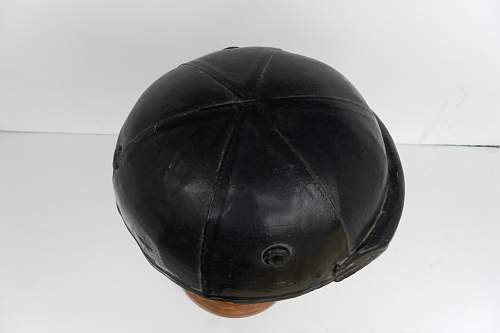 Canadian helmet, crash,  tank battalion