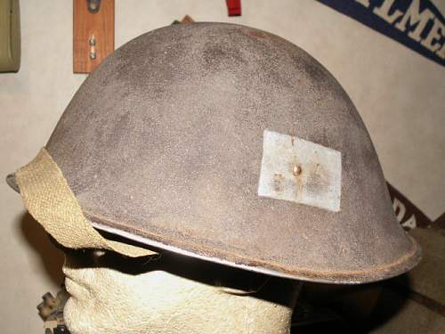 Regina Rifles MkIII - Actual D-Day Worn Helmet