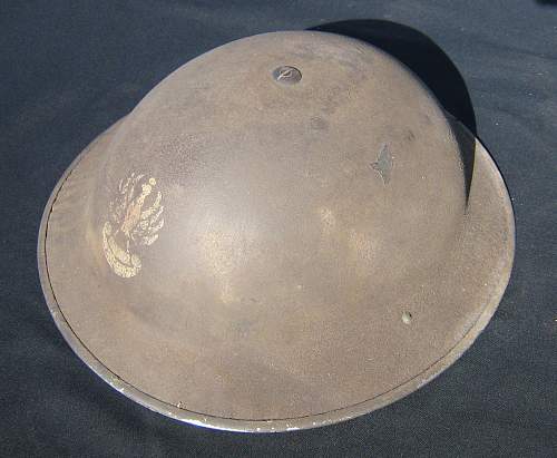 Mk.II A.R.P. helmet with &quot;CS&quot; decal overlay