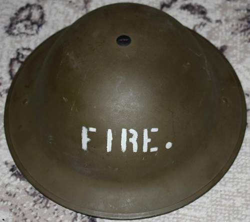 MkII Civil Defense Fire Helmet