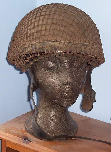 British WW2 Fibre Rim Para Helmet