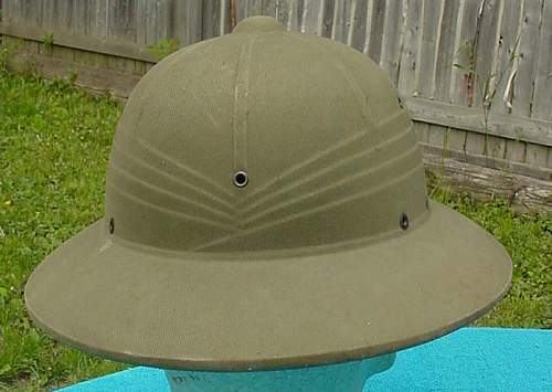 WW2 US pith helmet