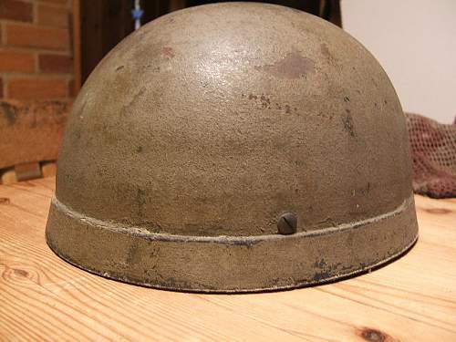 British WW2 Fibre Rim Para Helmet