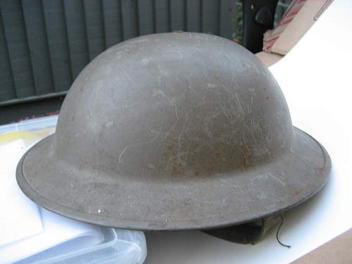 British WW2 helmet bought for ,original?