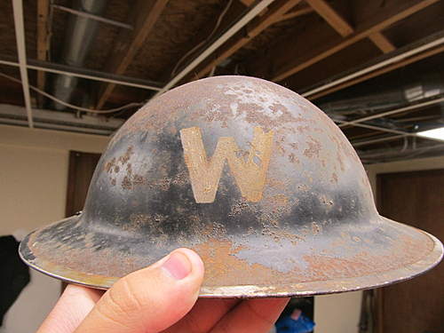 Super Salty British Air Warden Helmet