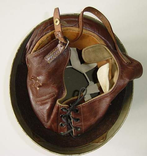 British Motor Cyclist's helmets  of WWII