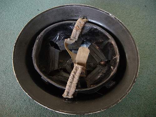 British &quot;ARP&quot; Wardens steel helmet