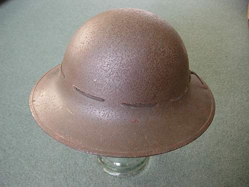 British Firewatchers &quot;Zuckerman&quot; steel helmet