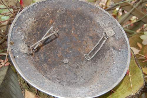 Helmet Dug up in northern France