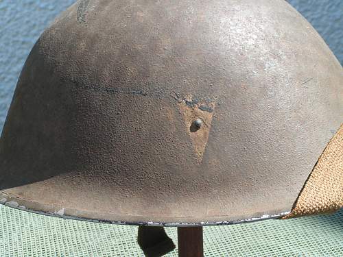 British MkIII Turtle pattern helmet