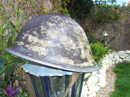 British MkIII Turtle pattern helmet